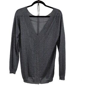 H By Halston shimmer long sleeve top size S